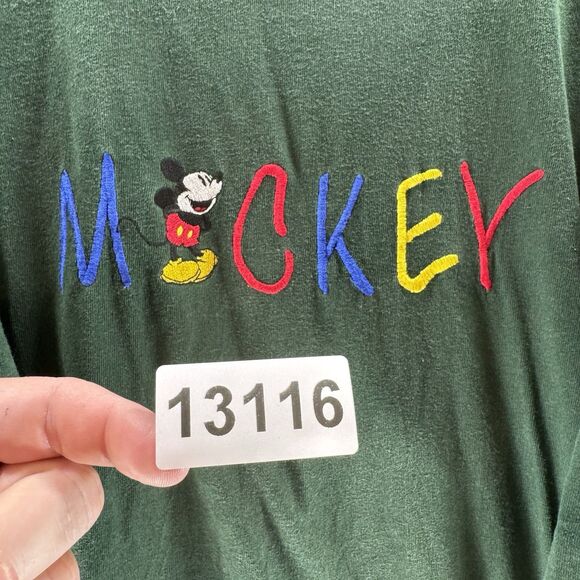 Vintage 90s Mickey Mouse Shirt Mens 3XL Single Stitch Embroidered Mickey & Co - Picture 14 of 14